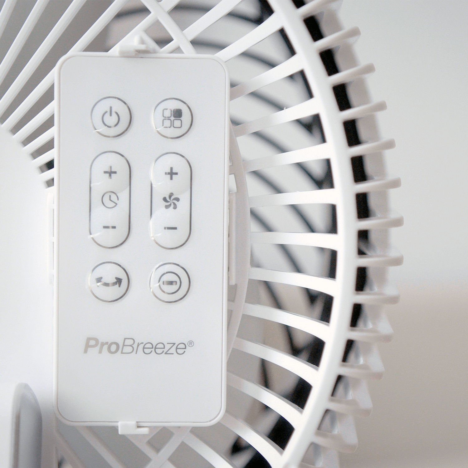 8” Turbo Desk Fan with 4 Operating Modes & 12 Hour Timer - White