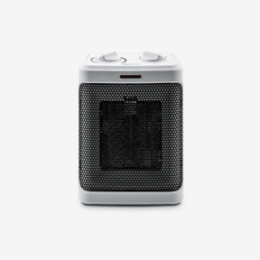 1500W Mini Ceramic Space Heater - White